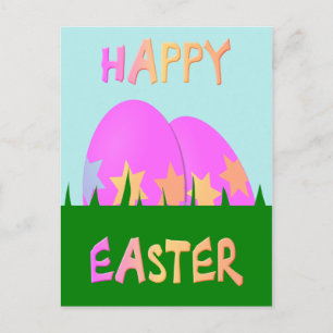 Happy Easter Egg Postcard