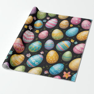 Happy Easter Eggs Collection Wrapping Paper