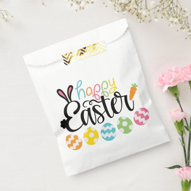 Happy Easter Eggs Favour Bags (Sealed)