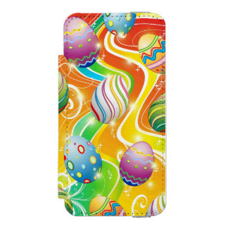 Happy Easter Eggs Festive Pattern Incipio Watson™ iPhone 5 Wallet Case