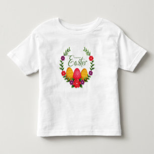 Happy Easter Eggs Flowers-23798 Toddler T-Shirt