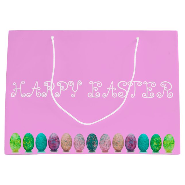 Happy Easter Eggs Gift Bag (Front)