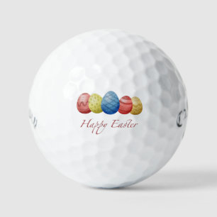 Happy Easter Eggs Golf Balls – Colourful