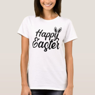 Happy Easter, Elegant & Simple Bunny Ears T-Shirt