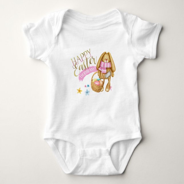 Happy Easter Everybunny ID640 Baby Bodysuit (Front)