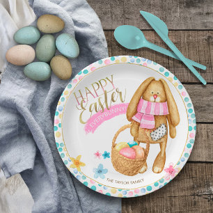 Happy Easter Everybunny ID640 Paper Plate