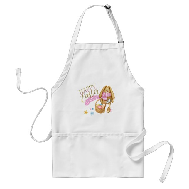 Happy Easter Everybunny ID640 Standard Apron (Front)