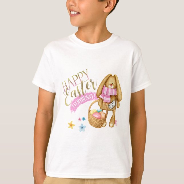 Happy Easter Everybunny ID640 T-Shirt (Front)
