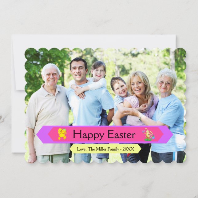 Happy Easter Family Card (Front)