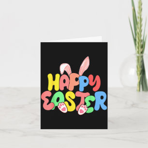 Happy easter, family group, easter bunny, eggHappy Card