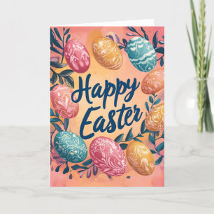 Happy Easter Festive Holiday Card