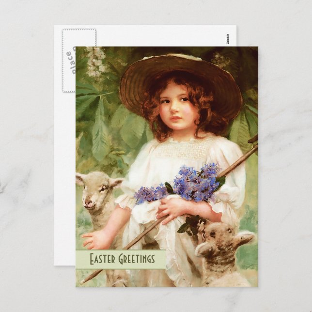 Happy Easter. Fine Art  Postcard (Front/Back)