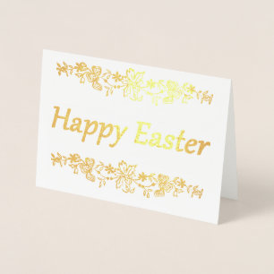Happy Easter Foil Card