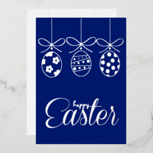 Happy Easter Foil Luxury Decoration Stylish