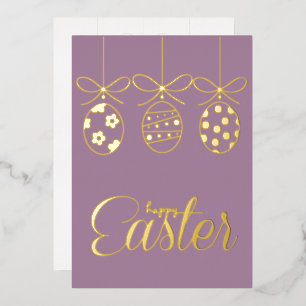 Happy Easter Foil Luxury Decoration Stylish