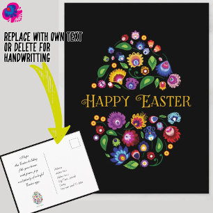 Happy Easter (folklore)  customizable Card