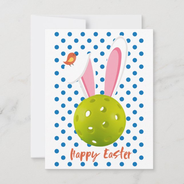 Happy Easter for Pickleballer, cute (Front)