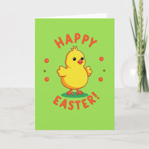 Happy Easter Fowl Friend Card