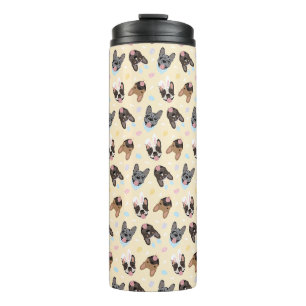 Happy Easter French Bulldogs Thermal Tumbler