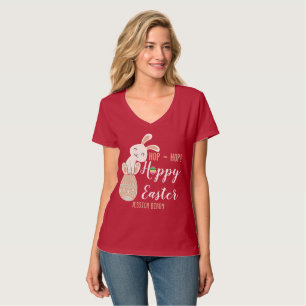 Happy Easter friend,easter bunny mom & baby photo T-Shirt