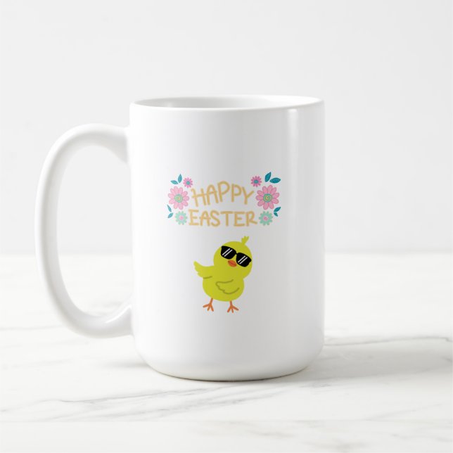 Happy Easter from a Cool Chick on a  Coffee Mug (Left)