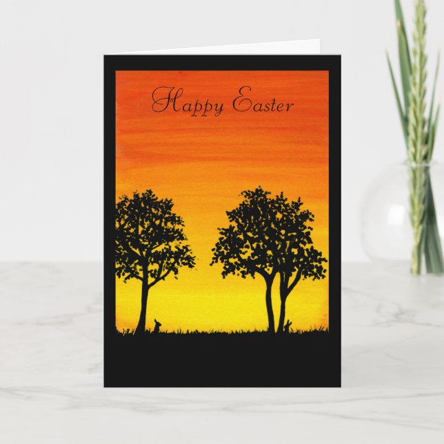 Happy Easter From our Neck of the Woods by Bihrle Holiday Card (Front)