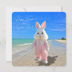 Happy Easter from Sanibel Island Florida Beach Holiday Card
