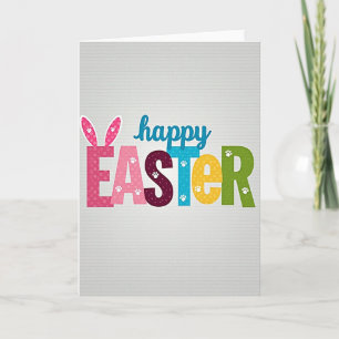 Happy Easter Fun Spring Card