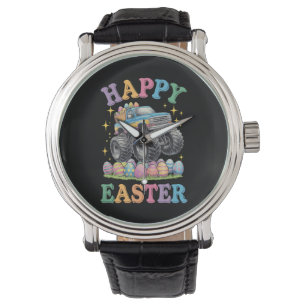 Happy Easter Funny Monster Truck Crush Eggs Watch
