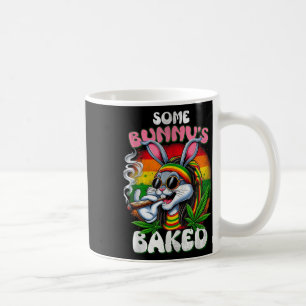 Happy Easter Funny Smoking Easter Bunny Men Women Coffee Mug