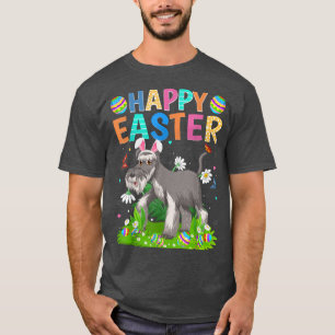 Happy Easter Funny Wire Fox Terrier Dog Easter Sun T-Shirt