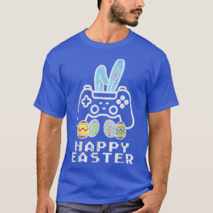 Happy Easter Game Controller Bunny Eggs Gamer Boys T-Shirt