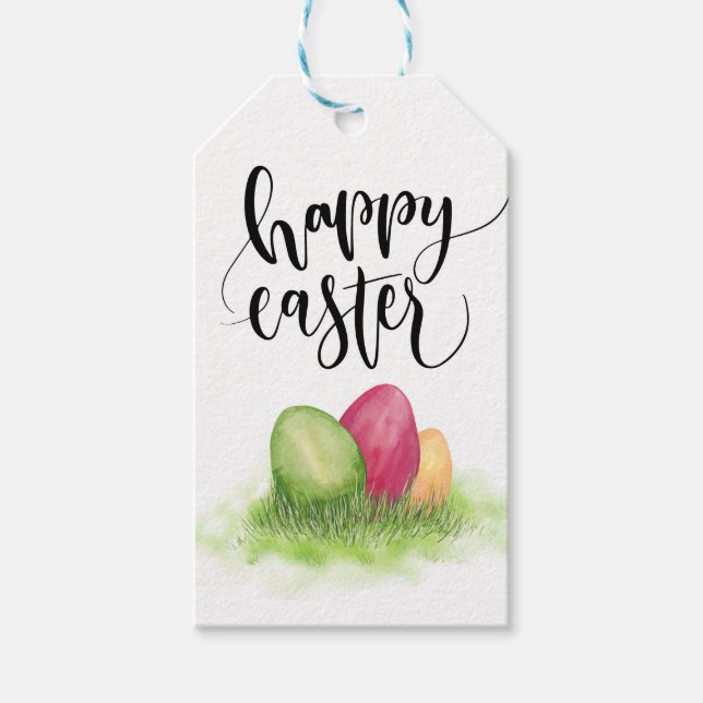 Happy easter gift tag (Front)