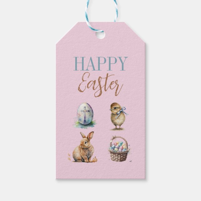 Happy Easter Gift Tags (Front)