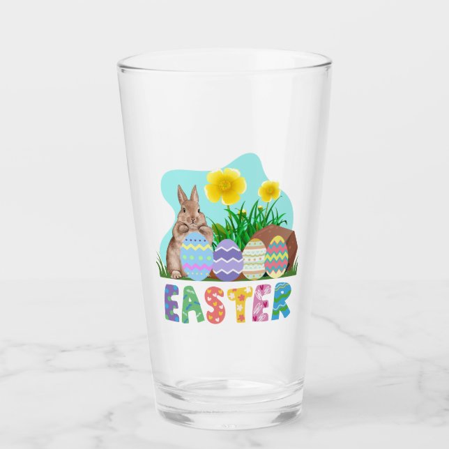 Happy easter glass (Front)