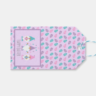 Happy Easter Gnome Juggling Easter Eggs Gift Tags