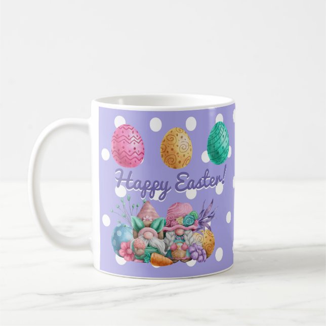 Happy Easter Gnomes Coffee Mug (Left)
