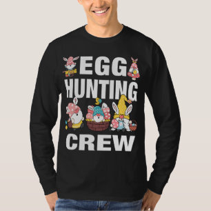 Happy Easter Gnomes with bunny ears Easter egg hun T-Shirt