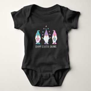 Happy Easter Gnomie Juggling Easter Eggs Baby Bodysuit