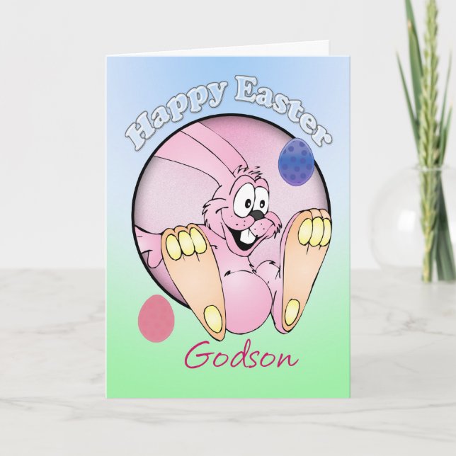 Happy Easter - Godson Holiday Card (Front)