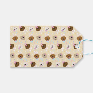 Happy Easter Golden Retriever Dogs Gift Tags