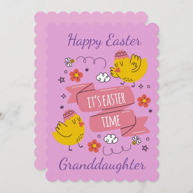 Happy Easter Granddaughter (Front/Back)