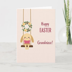 Happy Easter Grandniece Card