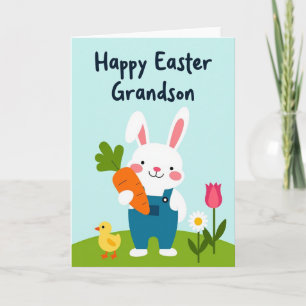 Happy Easter Grandson Art Card