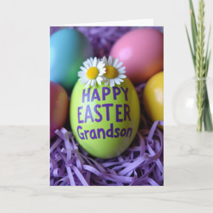 Happy Easter Grandson Gift Card