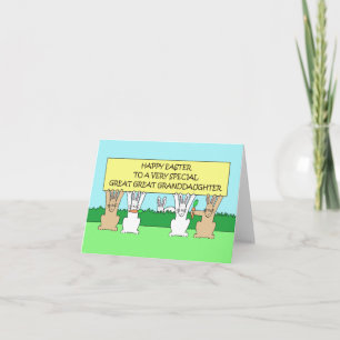 Happy Easter Great Great Granddaughter Card