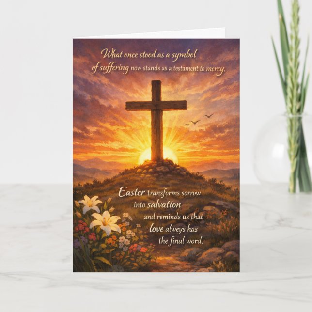 Happy Easter Greeting Card (Front)