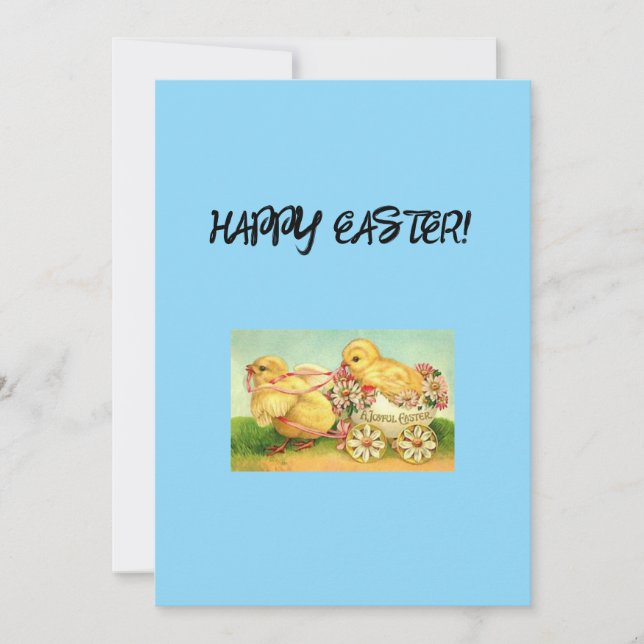 Happy Easter Greeting Card (Front)