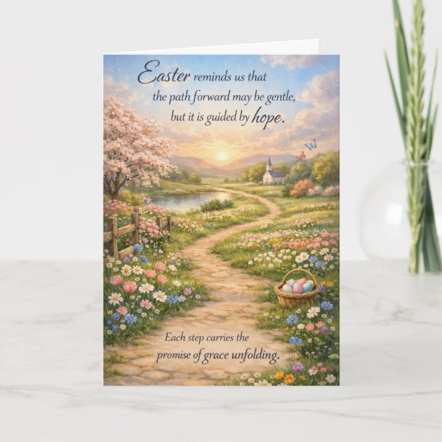 Happy Easter Greeting Card (Front)