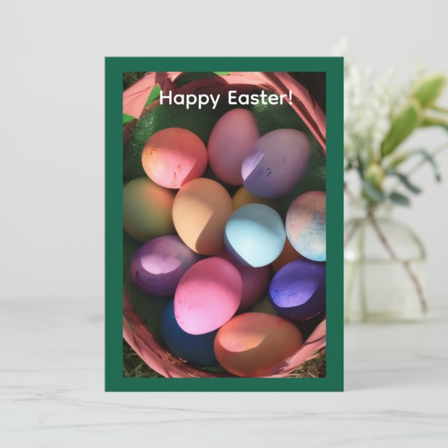 Happy Easter Greeting Card (Standing Front)